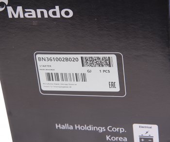 17 299 р. Стартер HYUNDAI Elantra (06-),i30 MANDO MANDO bn361002b020  с доставкой в г. Керчь. Увеличить фотографию 5