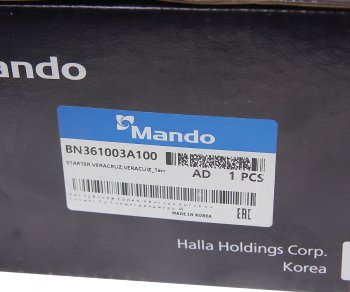 21 449 р. Стартер HYUNDAI ix55 (08-) (3.0) MANDO MANDO bn361003a100 MANDO bn361003a100  с доставкой в г. Керчь. Увеличить фотографию 6