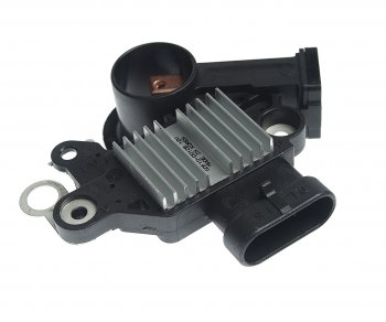 2 699 р. Регулятор CHEVROLET Aveo (02-),Lacetti (04-),Captiva (06-) (2PIN) (85A) напряжения генератора MANDO MANDO bn93740783 MANDO bn93740783  с доставкой в г. Керчь. Увеличить фотографию 1