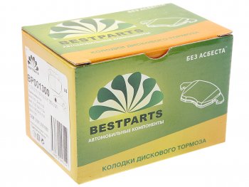 449 р. Комплект передних колодок дисковых тормозов (4 шт.) BESTPARTS Лада 2101 (1970-1988)  с доставкой в г. Керчь. Увеличить фотографию 2