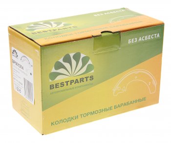 749 р. Колодки тормозные ВАЗ-1118,2170 задние (4шт.) (АБС) BESTPARTS BESTPARTS bp001314  с доставкой в г. Керчь. Увеличить фотографию 2
