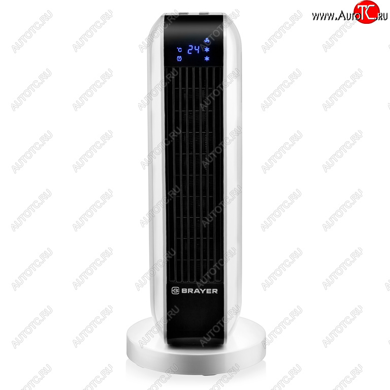 5 999 р. Тепловентилятор бытовой 2.00Вт (20кв.м) 2 уровн.мощности LED-дисплей пульт ДУ .вращ. 35 BRAYER BRAYER br4802  с доставкой в г. Керчь