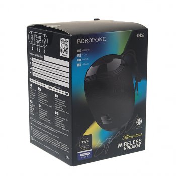 979 р. Колонка беспроводная bluetooth BOROFONE BOROFONE br6 black BOROFONE br6 black  с доставкой в г. Керчь. Увеличить фотографию 4