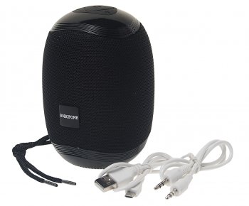 979 р. Колонка беспроводная bluetooth BOROFONE BOROFONE br6 black BOROFONE br6 black  с доставкой в г. Керчь. Увеличить фотографию 1