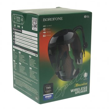 869 р. Колонка беспроводная bluetooth BOROFONE BOROFONE br6 camouflage green  с доставкой в г. Керчь. Увеличить фотографию 4