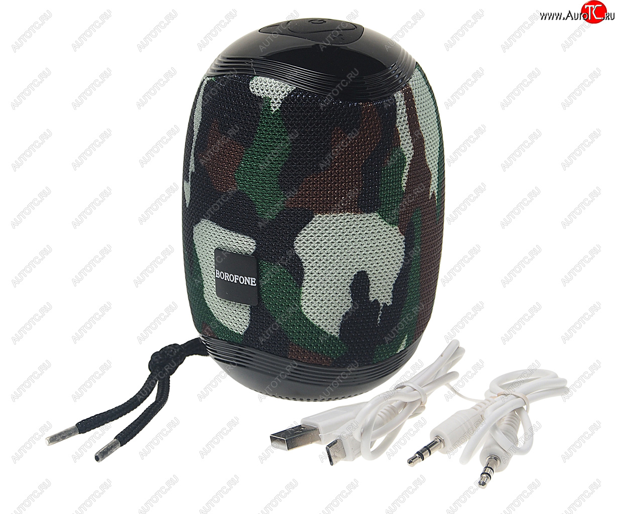 869 р. Колонка беспроводная bluetooth BOROFONE BOROFONE br6 camouflage green  с доставкой в г. Керчь