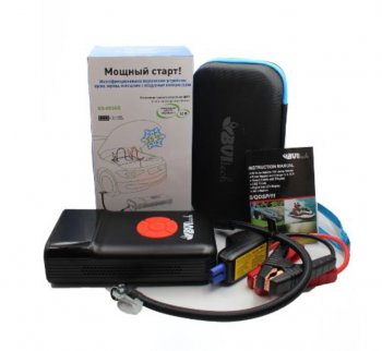 12 599 р. Устройство пусковое 12V 1200A 11000мАч (power bank) (компрессор, фонарь) BVITECH BVITECH bs-093asqdsp11  с доставкой в г. Керчь. Увеличить фотографию 1