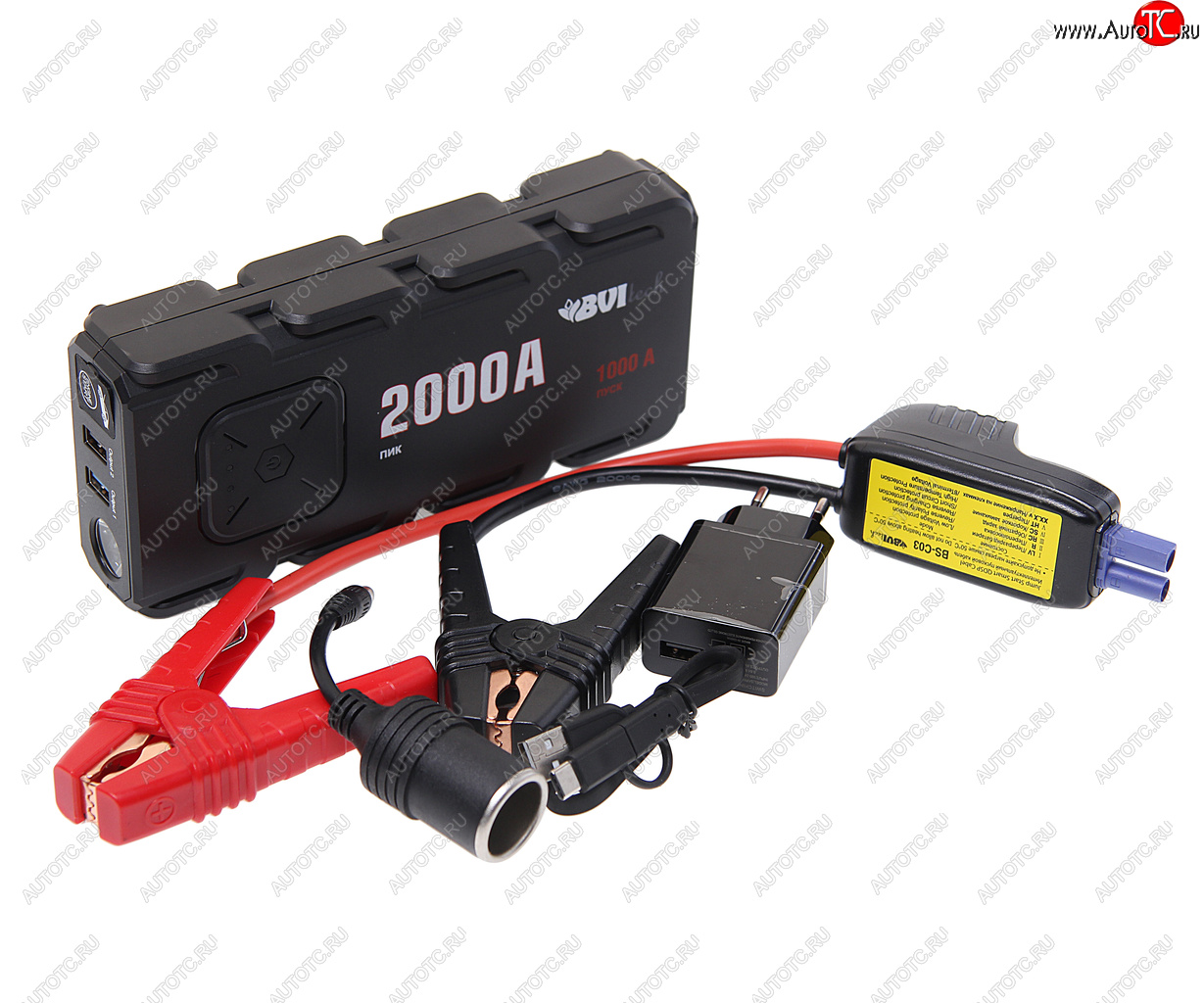 13 199 р. Устройство пусковое 12V 2000A 16000мАч (power bank) BVITECH BVITECH bs-10sqdsp16  с доставкой в г. Керчь