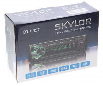 1 999 р. Магнитола автомобильная 1DIN SKYLOR SKYLOR bt-337  с доставкой в г. Керчь. Увеличить фотографию 3