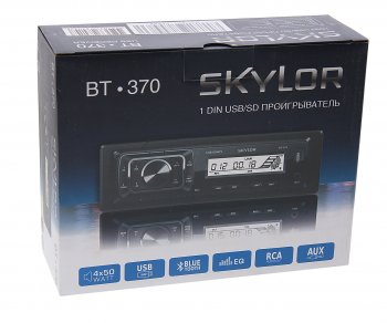 3 099 р. Магнитола автомобильная 1DIN SKYLOR SKYLOR bt-370  с доставкой в г. Керчь. Увеличить фотографию 5