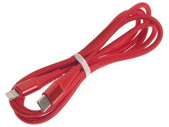 349 р. Кабель iPhone (5-)-USB Type C 1м красный BOROFONE BOROFONE bu27 red BOROFONE bu27 red  с доставкой в г. Керчь. Увеличить фотографию 1
