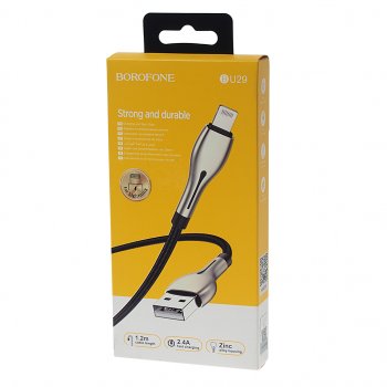 369 р. Кабель USB Type C-USB Type C 1.2м черный BOROFONE BOROFONE bu29 black  с доставкой в г. Керчь. Увеличить фотографию 2