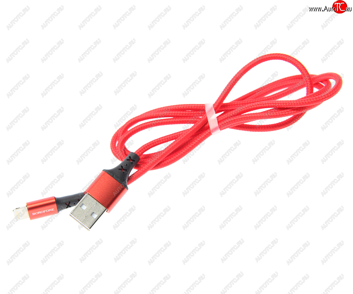 194 р. Кабель iPhone (5-) 1м красный BOROFONE BOROFONE bx20 red  с доставкой в г. Керчь