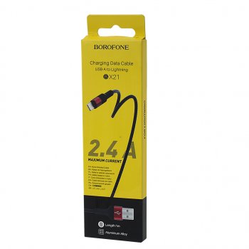 187 р. Кабель iPhone (5-) 1м красный BOROFONE BOROFONE bx21 red  с доставкой в г. Керчь. Увеличить фотографию 2