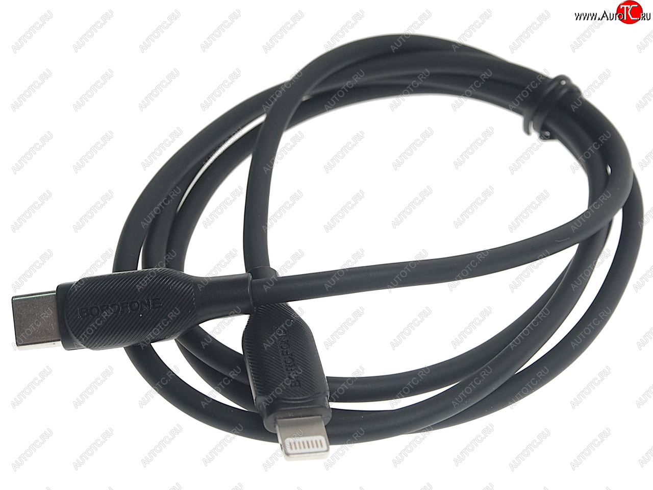 349 р. Кабель iPhone (5-)-USB Type C 1м черный BOROFONE BOROFONE bx42 black  с доставкой в г. Керчь