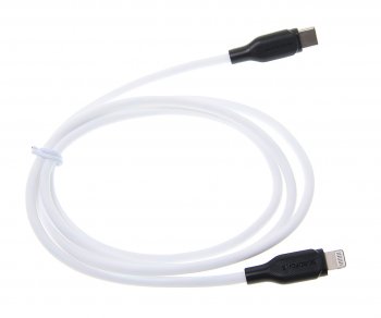 295 р. Кабель iPhone (5-)-USB Type C 1м белый BOROFONE BOROFONE bx42 white BOROFONE bx42 white  с доставкой в г. Керчь. Увеличить фотографию 1