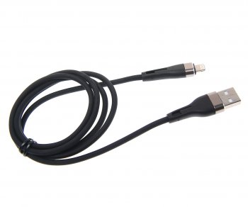 247 р. Кабель iPhone (5-) 1м черный BOROFONE BOROFONE bx46 black  с доставкой в г. Керчь. Увеличить фотографию 1