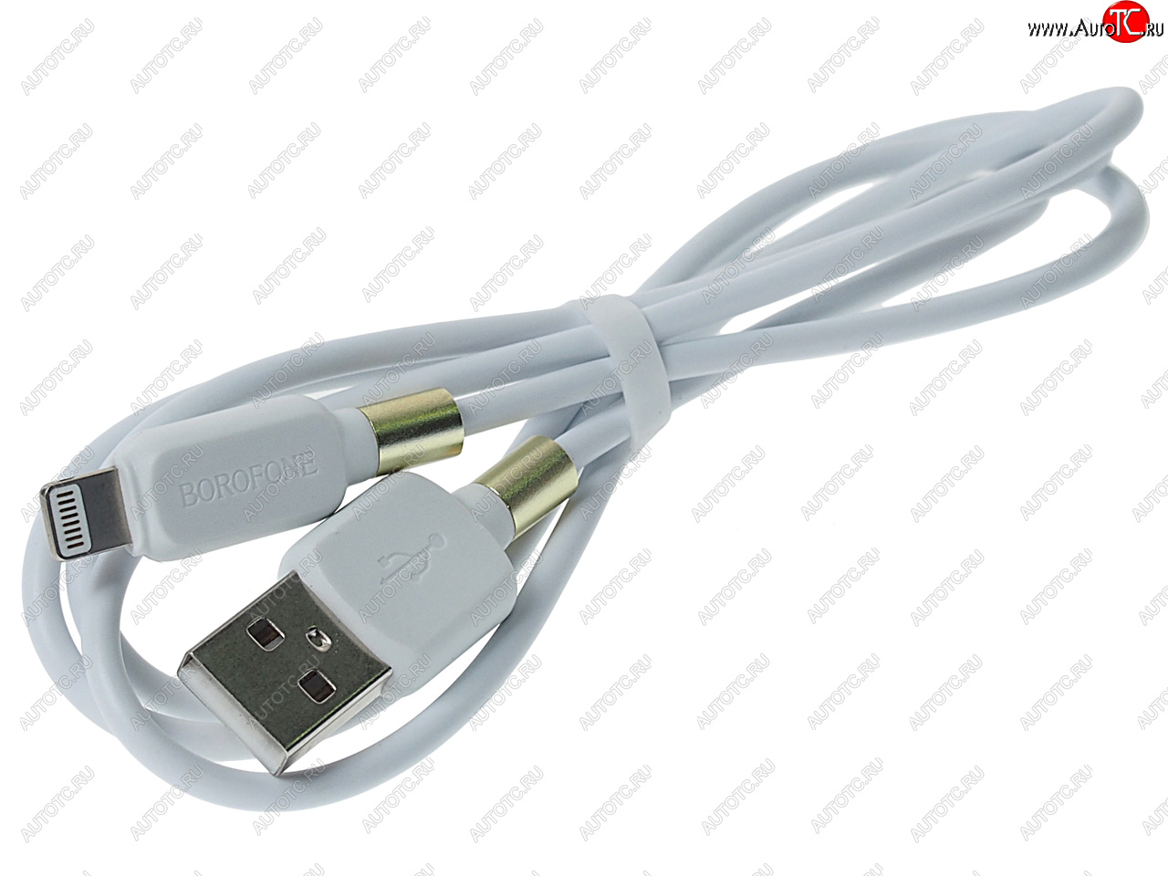 182 р. Кабель iPhone (5-) 1м белый BOROFONE BOROFONE bx59 white  с доставкой в г. Керчь