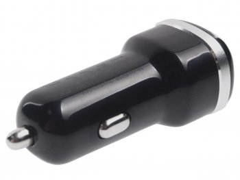 299 р. Устройство зарядное в прикуриватель 2USB 12V черное BOROFONE BOROFONE bz13 black  с доставкой в г. Керчь. Увеличить фотографию 2