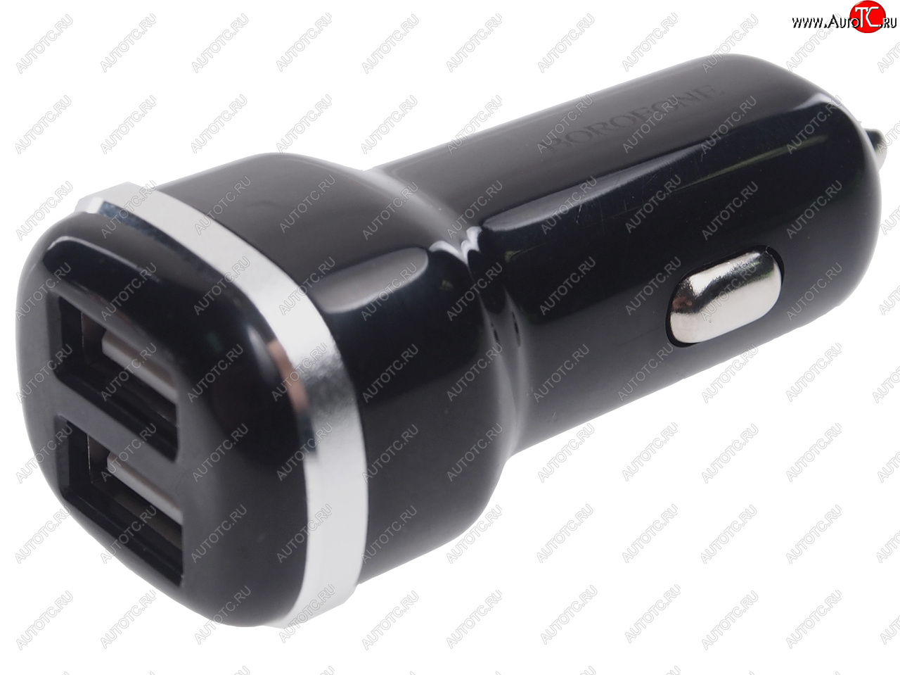 299 р. Устройство зарядное в прикуриватель 2USB 12V черное BOROFONE BOROFONE bz13 black  с доставкой в г. Керчь