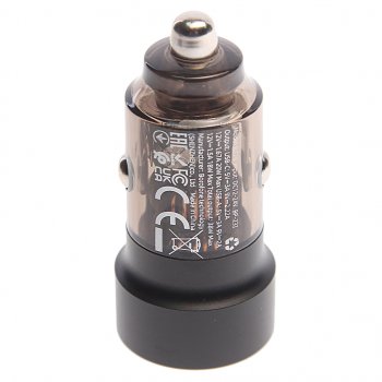 619 р. Устройство зарядное в прикуриватель 1USB + 1 Type C 12V BOROFONE BOROFONE bz20 transparent black  с доставкой в г. Керчь. Увеличить фотографию 2