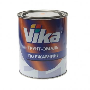 1 099 р. Грунт-эмаль по ржавчине пастельно-оранжевый RAL 2003 0.9кг VIKA VIKA ц0013104 VIKA ц0013104  с доставкой в г. Керчь. Увеличить фотографию 1