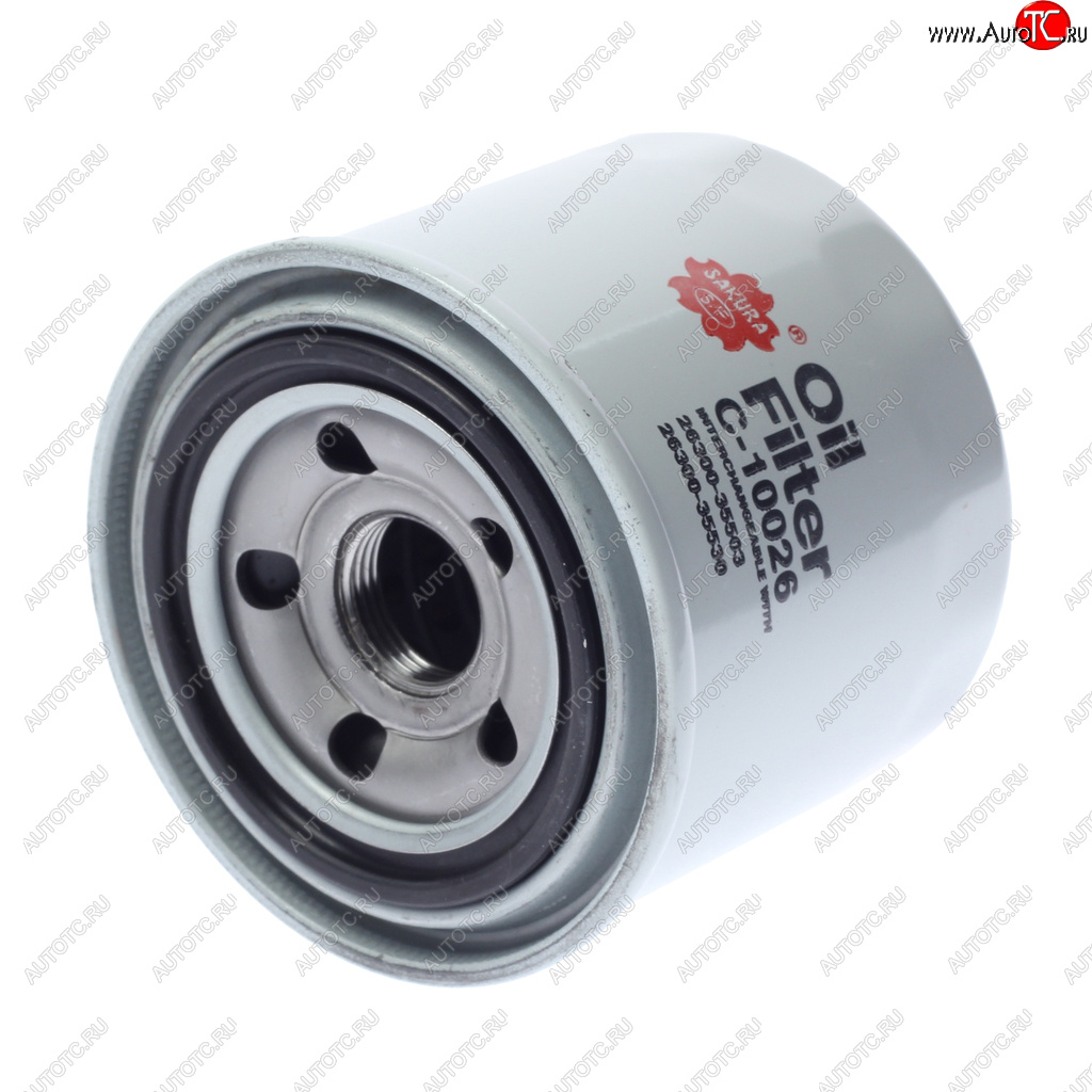 539 р. Фильтр масляный HYUNDAI Sonata,Accent,Lantra KIA Rio 3,Cerato MITSUBISHI Galant,Pajero (06-) SAKURA SAKURA c10026  с доставкой в г. Керчь