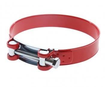 Хомут силовой d=122-130 (126) красный COMFORT COMFORT c.122-130.plr