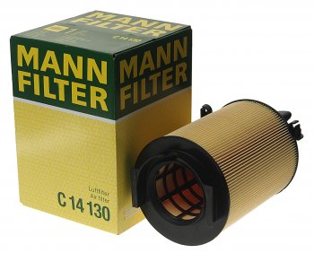 Фильтр воздушный VW AUDI SEAT SKODA (1.21.41.61.82.0 FSITFSI) MANN MANN c14130