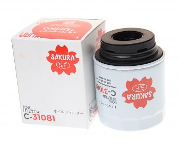 729 р. Фильтр масляный VW AUDI SEAT SKODA (1.21.4 TSITFSIFSI 1.6) SAKURA SAKURA c31081  с доставкой в г. Керчь. Увеличить фотографию 1