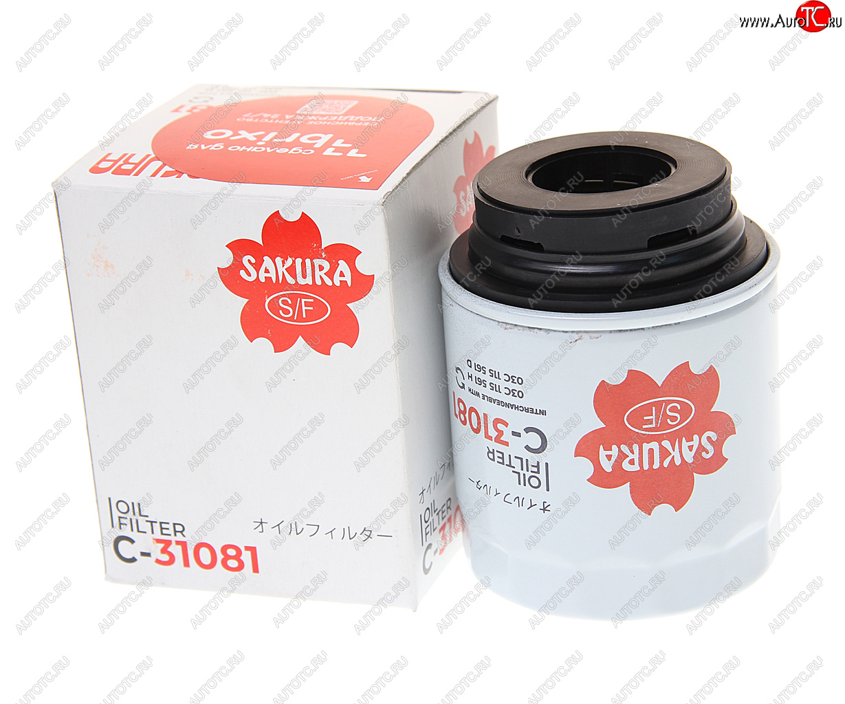 729 р. Фильтр масляный VW AUDI SEAT SKODA (1.21.4 TSITFSIFSI 1.6) SAKURA SAKURA c31081  с доставкой в г. Керчь