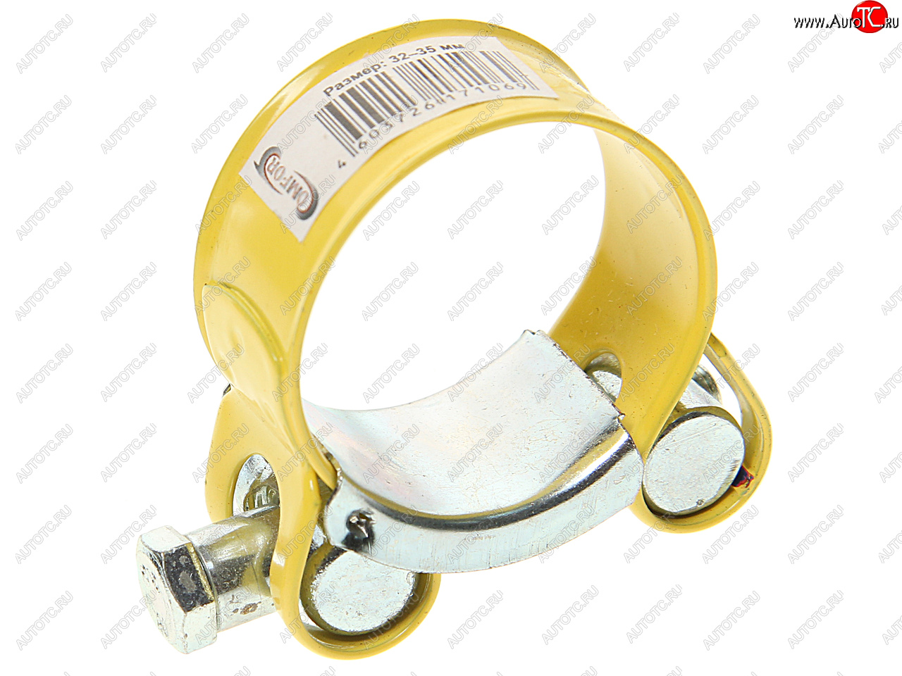 121 р. Хомут силовой d=032-035 (33) желтый COMFORT COMFORT c.32-35.ply  с доставкой в г. Керчь