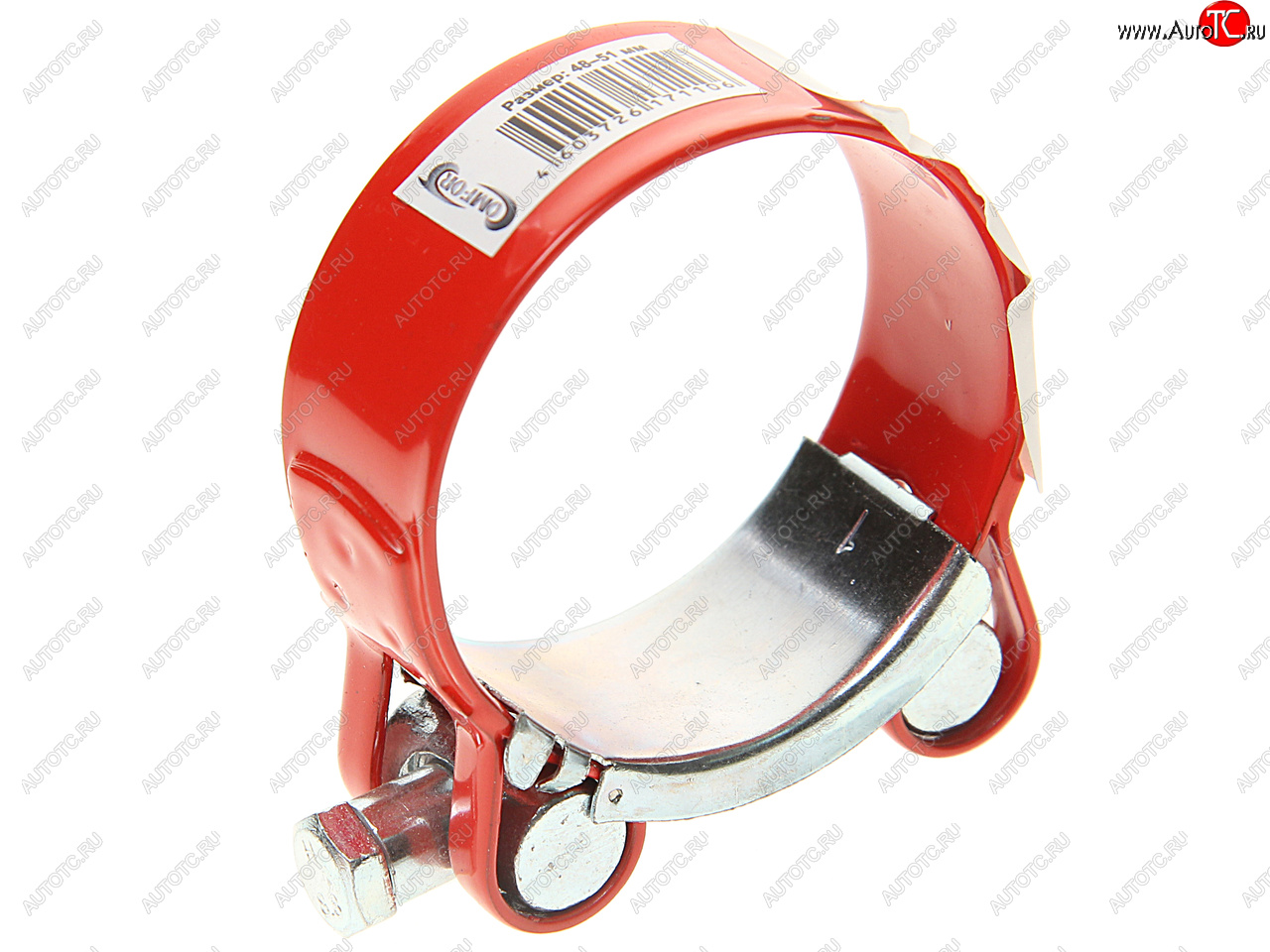 146 р. Хомут силовой d=048-051 (49) красный COMFORT COMFORT c.48-51.plr  с доставкой в г. Керчь