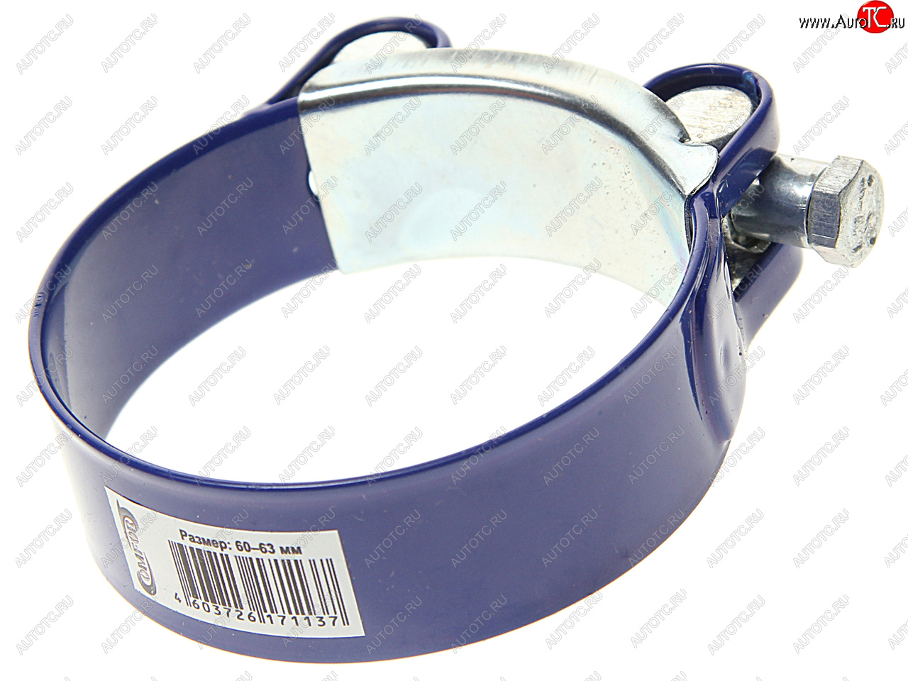 167 р. Хомут силовой d=060-063 (61) синий COMFORT COMFORT c.60-63.pl  с доставкой в г. Керчь