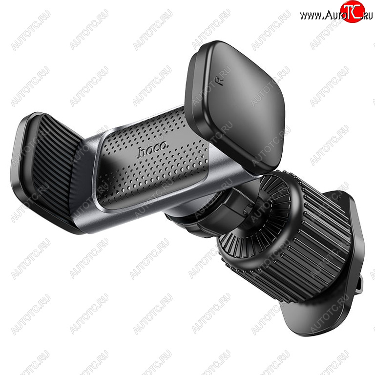 399 р. Держатель телефона на дефлектор черный HOCO HOCO ca110 black metal gray  с доставкой в г. Керчь