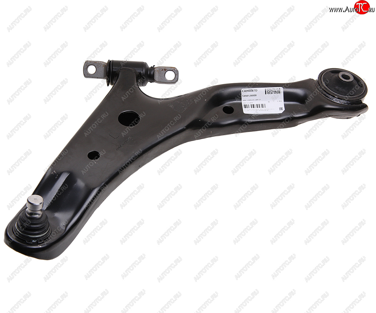 4 799 р. Рычаг подвески HYUNDAI Santa Fe (00-) передней нижний левый MANDO MANDO cah0087d  с доставкой в г. Керчь