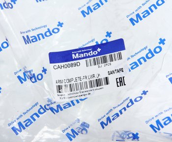 8 199 р. Рычаг подвески HYUNDAI Santa Fe (07-) передней нижний левый MANDO MANDO cah0089d  с доставкой в г. Керчь. Увеличить фотографию 5