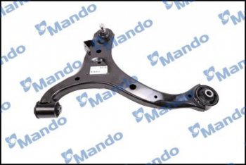 8 199 р. Рычаг подвески HYUNDAI Santa Fe (07-) передней нижний левый MANDO MANDO cah0089d  с доставкой в г. Керчь. Увеличить фотографию 6