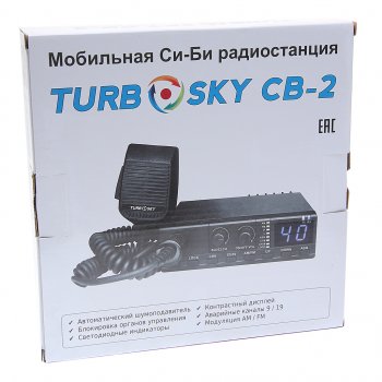 8 899 р. Радиостанция автомобильная TURBOSKY TURBOSKY cb-2  с доставкой в г. Керчь. Увеличить фотографию 3
