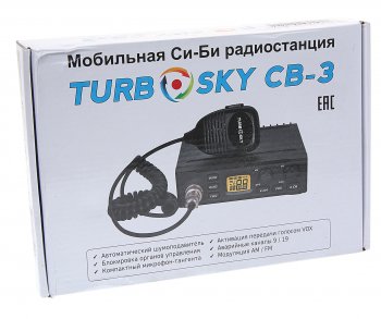 9 499 р. Радиостанция автомобильная TURBOSKY TURBOSKY cb-3  с доставкой в г. Керчь. Увеличить фотографию 3