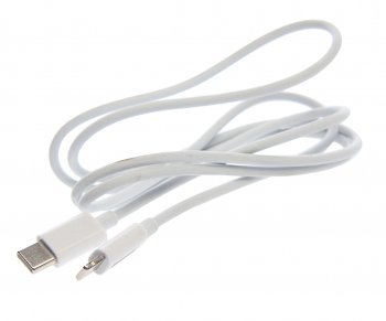 419 р. Кабель iPhone (5-)-USB Type C 1м белый WIIIX WIIIX cb-710au8(1.0)-01  с доставкой в г. Керчь. Увеличить фотографию 1