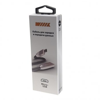 499 р. Кабель micro USB 1м WIIIX WIIIX cb850-umu-z-10b  с доставкой в г. Керчь. Увеличить фотографию 2