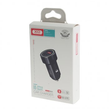 739 р. Устройство зарядное в прикуриватель 1USB + 1 Type C 12V черное XO XO cc32 black  с доставкой в г. Керчь. Увеличить фотографию 4