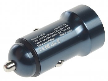 779 р. Устройство зарядное в прикуриватель 1USB + 1 Type C 12V синее XO XO cc32 blue  с доставкой в г. Керчь. Увеличить фотографию 2