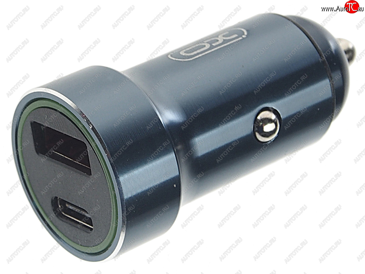 779 р. Устройство зарядное в прикуриватель 1USB + 1 Type C 12V синее XO XO cc32 blue  с доставкой в г. Керчь