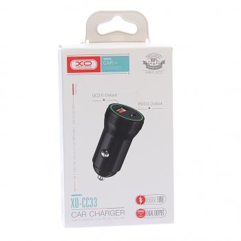 569 р. Устройство зарядное в прикуриватель 1USB + 1 Type C 12V черное XO XO cc33 black  с доставкой в г. Керчь. Увеличить фотографию 4