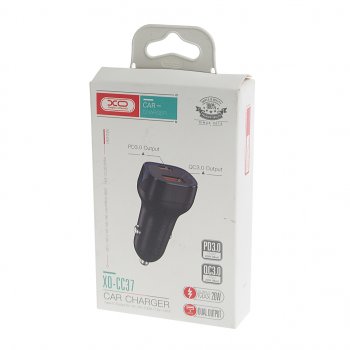 799 р. Устройство зарядное в прикуриватель 1USB + 1 Type C 12V черное XO XO cc37 black  с доставкой в г. Керчь. Увеличить фотографию 3