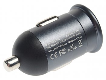 599 р. Устройство зарядное в прикуриватель 1USB 12V серое XO XO cc46 gray  с доставкой в г. Керчь. Увеличить фотографию 2