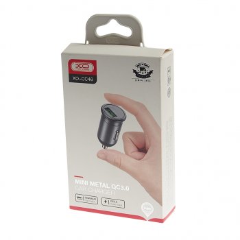 599 р. Устройство зарядное в прикуриватель 1USB 12V серое XO XO cc46 gray  с доставкой в г. Керчь. Увеличить фотографию 3