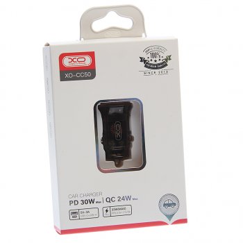 629 р. Устройство зарядное в прикуриватель 1USB + 1 Type C 12V XO XO cc50  с доставкой в г. Керчь. Увеличить фотографию 4